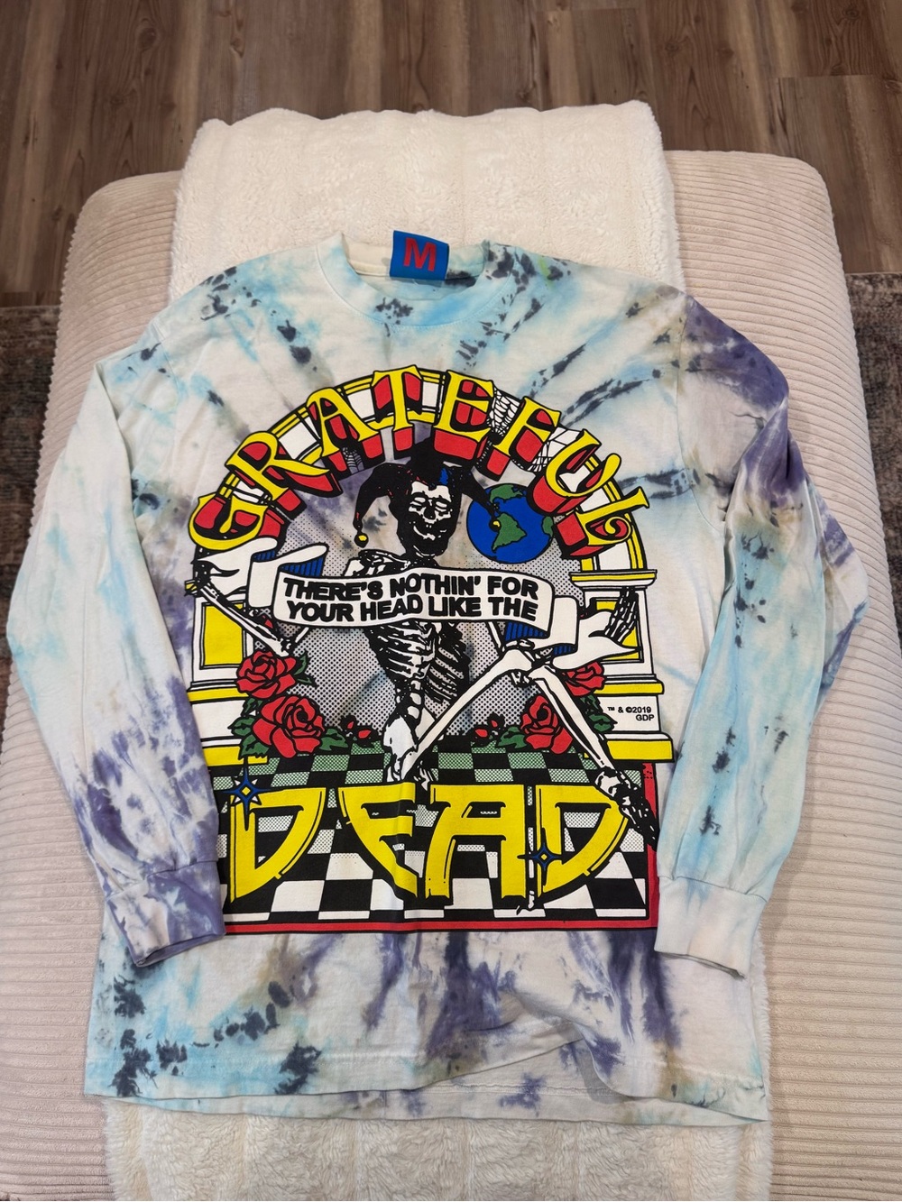 Online Ceramics - Grateful Dead Tie-Dye Long Sleeve Tee